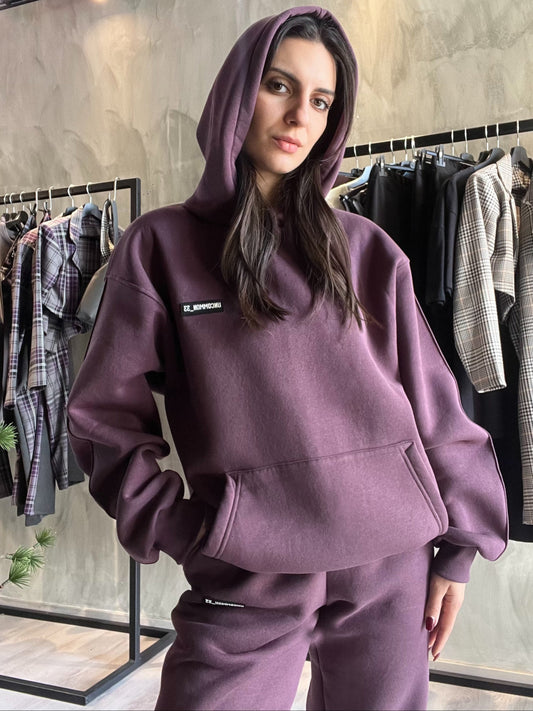 Hoodie / Aubergine