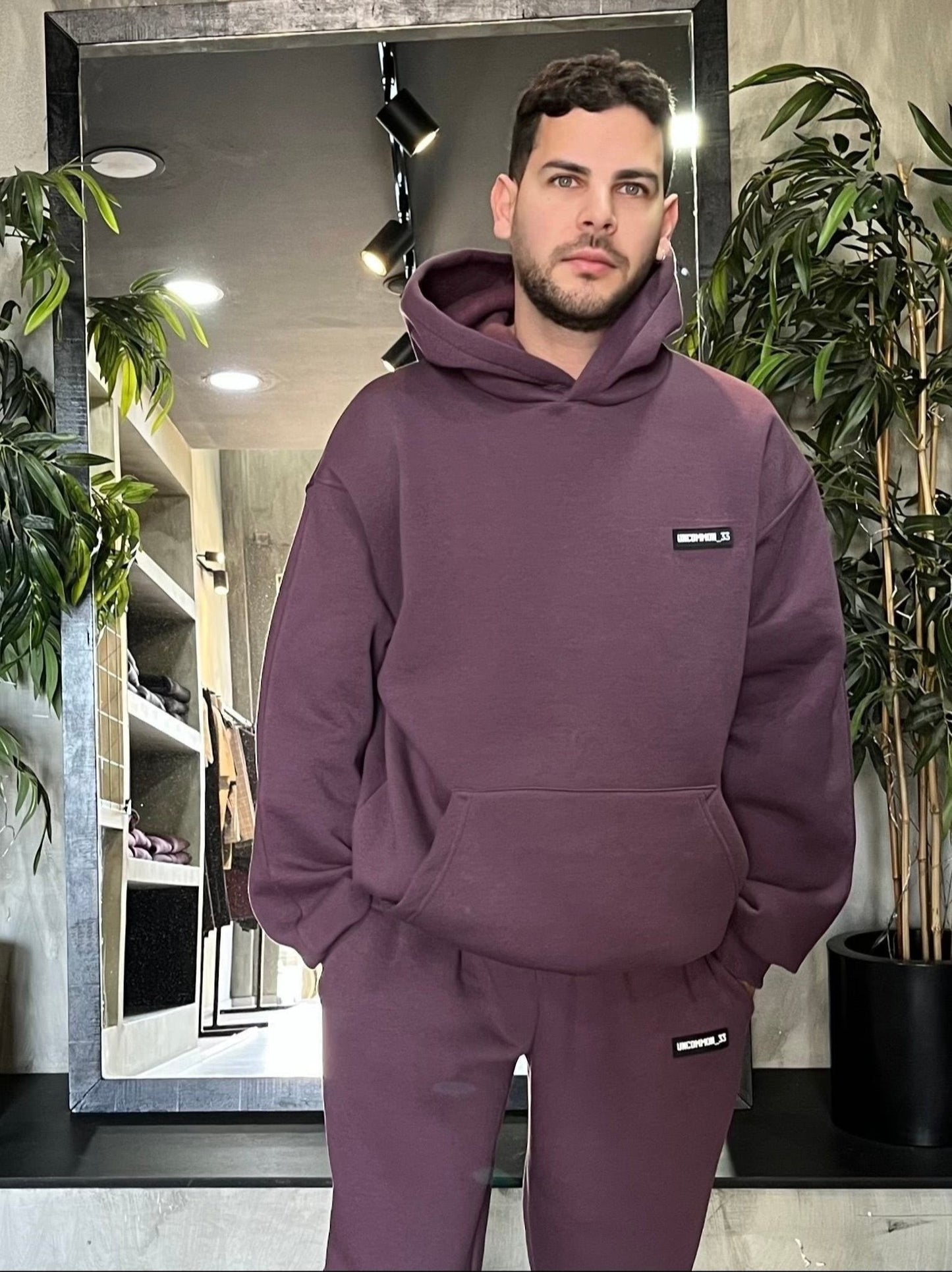 Hoodie / Aubergine